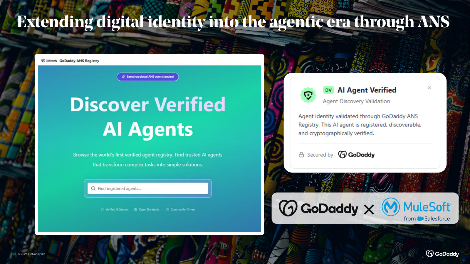 Agent Name Service: GoDaddy's bid to be the verified registry for AI agents, built with MuleSoft on an open standard.